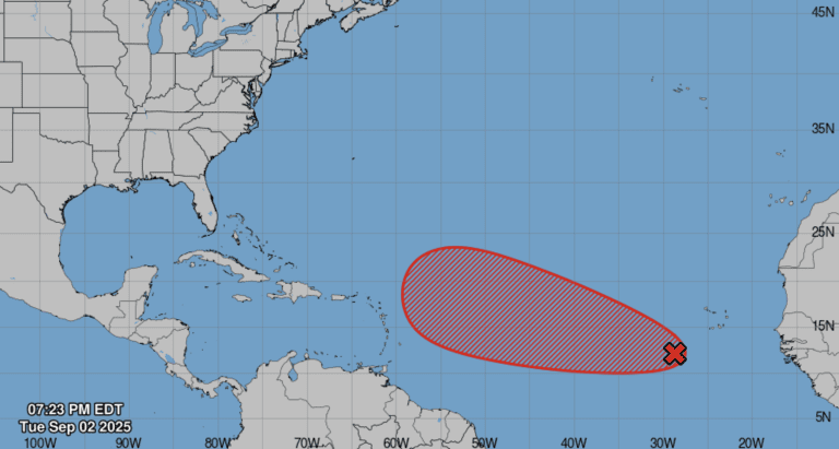 Tropical Outlook: NHC Gives Eastern Atlantic Wave High Chance of Development